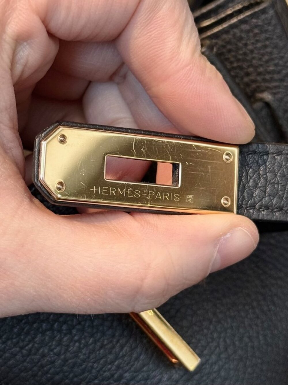 Hermès 2018 Black Togo Birkin 35 Bag - Picture 14 of 16